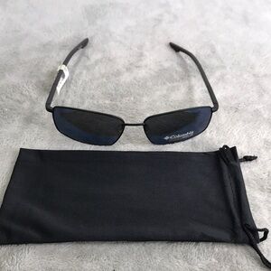 Columbia Men's Pine Needle MR Sunglass Satin Black New